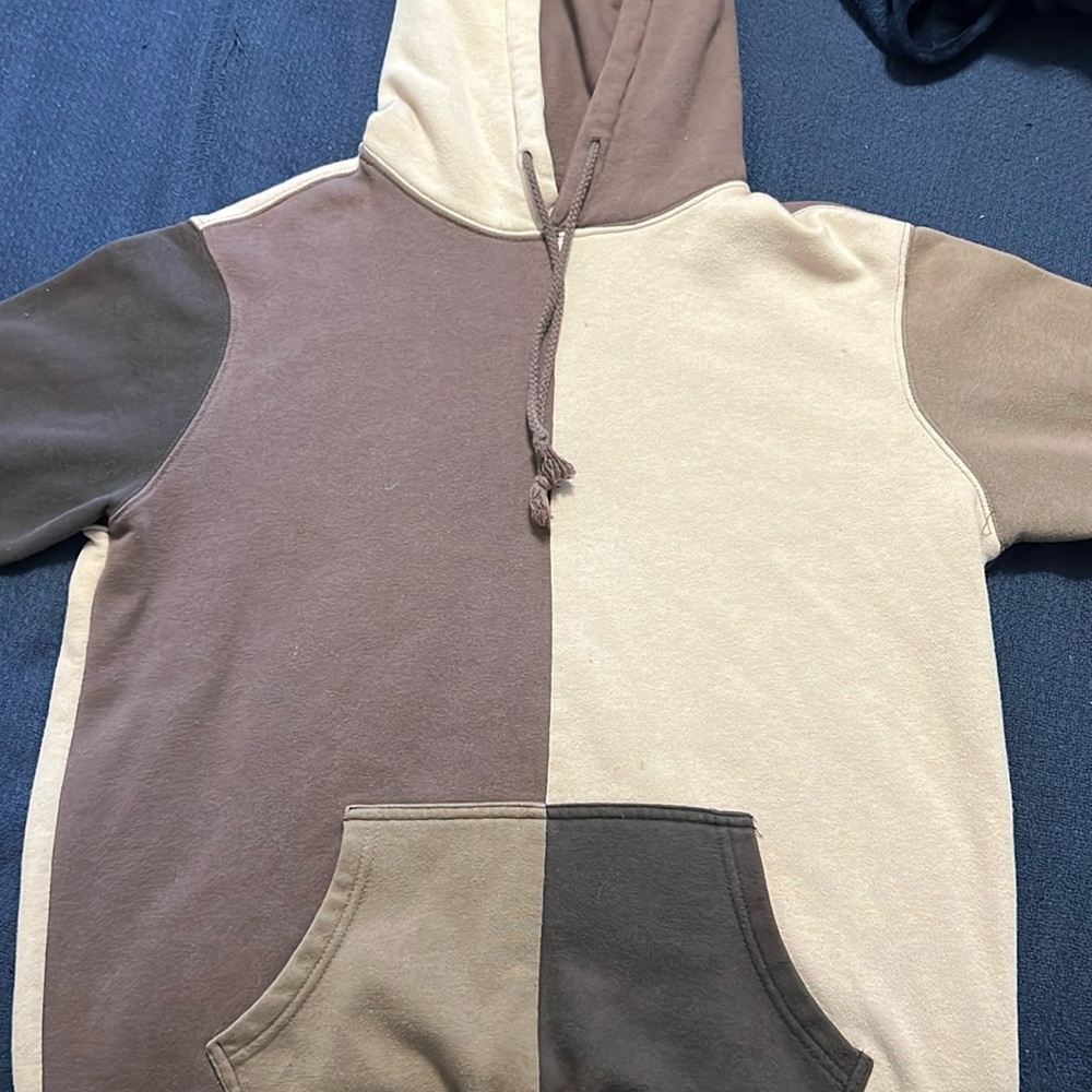 pacsun color block hoodie